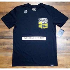 NIKE LEBRON RUBBER CITY POCKET BLACK YELLOW WHITE SHIRT MEDIUM ( 742730-010 )
