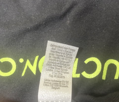 Gildan Dryblend LSC Destruction Black Short Sleeve T-Shirt Size Medium New