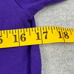 Vintage Arctic Cat Mock Neck Shirt Purple Embroidered Logo Adult S Snowmobile