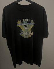 Tultex 2001 Bike Week Daytona Beach Motorcycle Graphic Tee Men’s XL Black