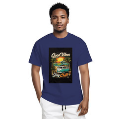 1 Pack Crew Neck For Men’s 100% Cotton Soft T-Shirt Designed Tee