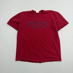 Vintage Aeropostale Shirt Men’s Medium Red Made in USA Streetwear y2k Surf