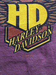 Vtg ’99 Harley Davidson Motorcycle Single Stitch Tee T-Shirt Sz XL Houston TX