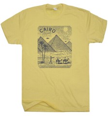 Cairo Egypt T Shirt Cool Egyptian Pyramids T Shirts for Men Women The Sphinx