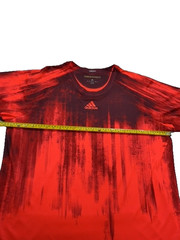 Adidas Men’s Red Adizero Running T-Shirt XL Short Sleeve Climate