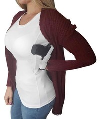 Concealment Clothes Men’S Crew Neck Undercover- Concealed Holster Carry Tops :)