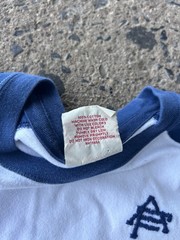 Vintage 90s Abercrombie & Fitch Two Tone Baseball Raglan Muscle T Shirt Large