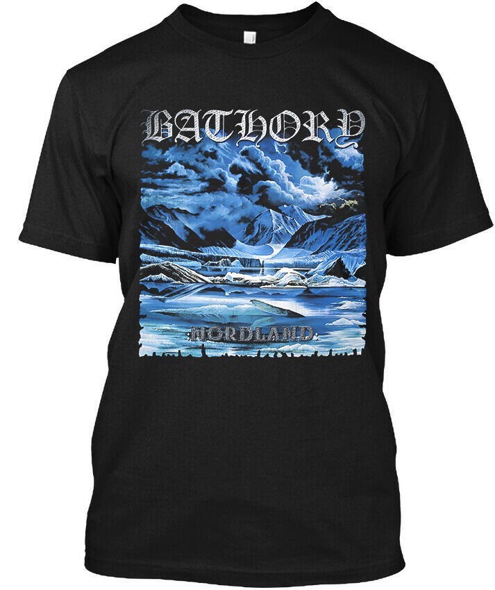 New Bathory Nordland Sweden Black Thrash Music Graphic Art T-Shirt Size S to 4XL