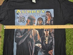 ’18 Aubrey (Drake)& The Three Migos Tour Graphic T-shirt Cut Tag Mens Large NWOT