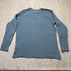 Kuhl Long Sleeve T-Shirt Men L Blue Wildfibre Crew Neck Solid Breathable