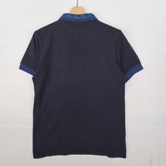 Fendi Mens Blue Cotton Polo Shirt Size L