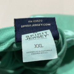 Great Wolf Lodge Spirit Jersey Shirt Size XXL Teal Green Paw Print Oversized