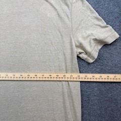 Banana Republic T-Shirt Men’s L Tall Beige Linen Blend Short Sleeve Crewneck Tee