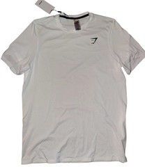 Gymshark Men’s Oversized Performance Crew Neck T Shirt White Size Large NWT
