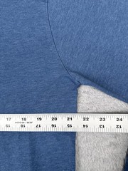 The North Face Shirt Mens Large Blue Crew Neck Long Sleeve Logo Graphic Tee