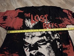 The Lost Boys Horror Movie Promo 2XL AOP Big Face Black Shirt Gothic Vampire
