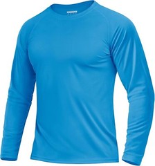 Men’s Rash Guard Swim Shirt UPF 50+ Long Sleeve Quick Dry Lightweight