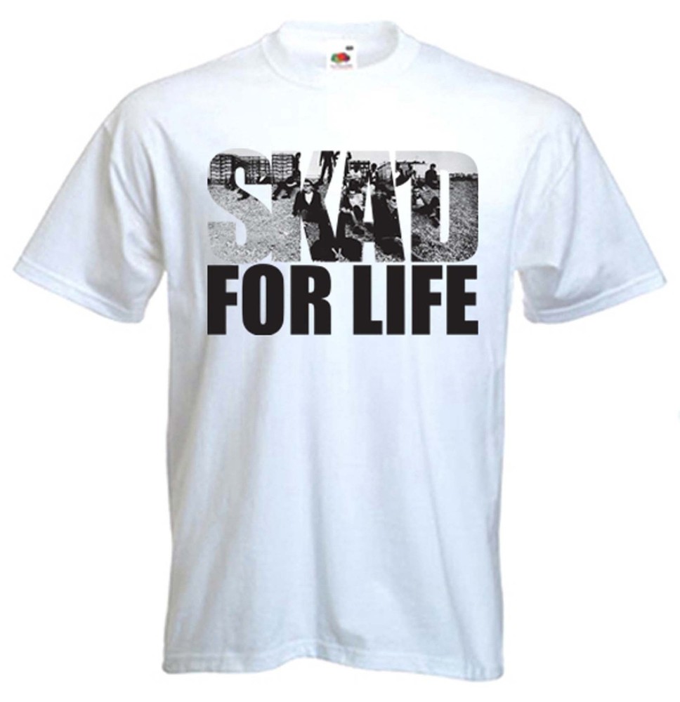 SKA’D FOR LIFE T-SHIRT – Ska Madness The Specials Mod Trojan – Choice Of Colours