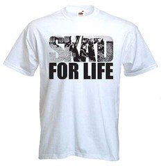 SKA’D FOR LIFE T-SHIRT – Ska Madness The Specials Mod Trojan – Choice Of Colours