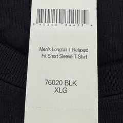 Duluth Trading Co Longtail T Relaxed Fit Short Sleeve T-Shirt Black XL 76020 NEW