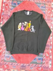 VINTAGE MEN SWEATSHIRT 1999 WARNER BROS STUDIO STORE CARTOON NETWORK MADE IN US