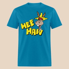 Hee Haw Donkey Country TV Show Men’s Blue Size S-5XL