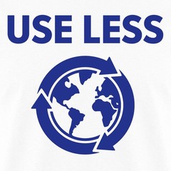 Use Less | Save Our Planet | Funny Comedy Men’s T-Shirt