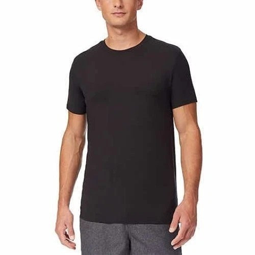 3 Pack 32 Degrees Cool Men’s XL Short Sleeve Crew Neck T-Shirts Black e1713