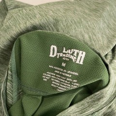 Duluth Trading Co Shirt Men’s Medium Green Vented Athletic Short Sleeve Top