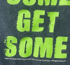 Vintage 2005 Army Of Darkness Come Get Some T Shirt Adult S Black Mens Movies