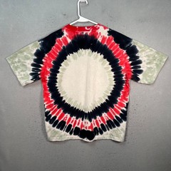 SCRT Mens Size Large Flower Tie-Dye Graphic T-Shirt Short Sleeve