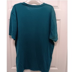 Wrangler Mens Graphic T-Shirt Teal Blue Western Rodeo Horse Cowboy Size XL