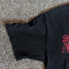Diamond Supply Co. Black Size Medium Short Sleeve w/ Red Roses Behind Print