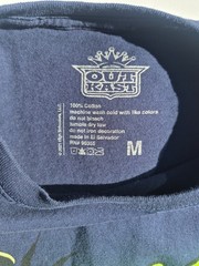 Outcast Blue Green UFO Mens Shirt Tee Rap Size M