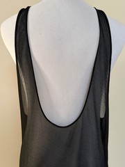 NWT Saint Laurent YSL Runway Scoop Plunging U Sleeveless Tank Top Shirt XS $1650