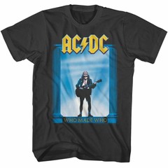 AC/DC Who Made Who Smoke Rock and Roll Music Band T-Shirt
