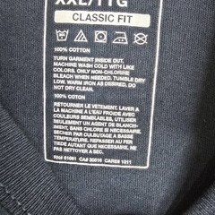 The North Face Mens XXL Blue Graphic Logo Classic Fit Cotton T-Shirt NWT