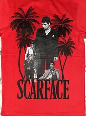 REASON Scarface Tony Montana Pocket Tee Shirt Red Men’s Size S *NEW* RARE