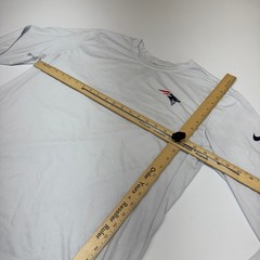 Nike Shirt Mens XL White New England Patriots NFL On Field Dri Fit