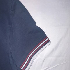 Ben Sherman Men’s Short Sleeve T-Shirt M Regular Navy Blue Contrasting Trim0181