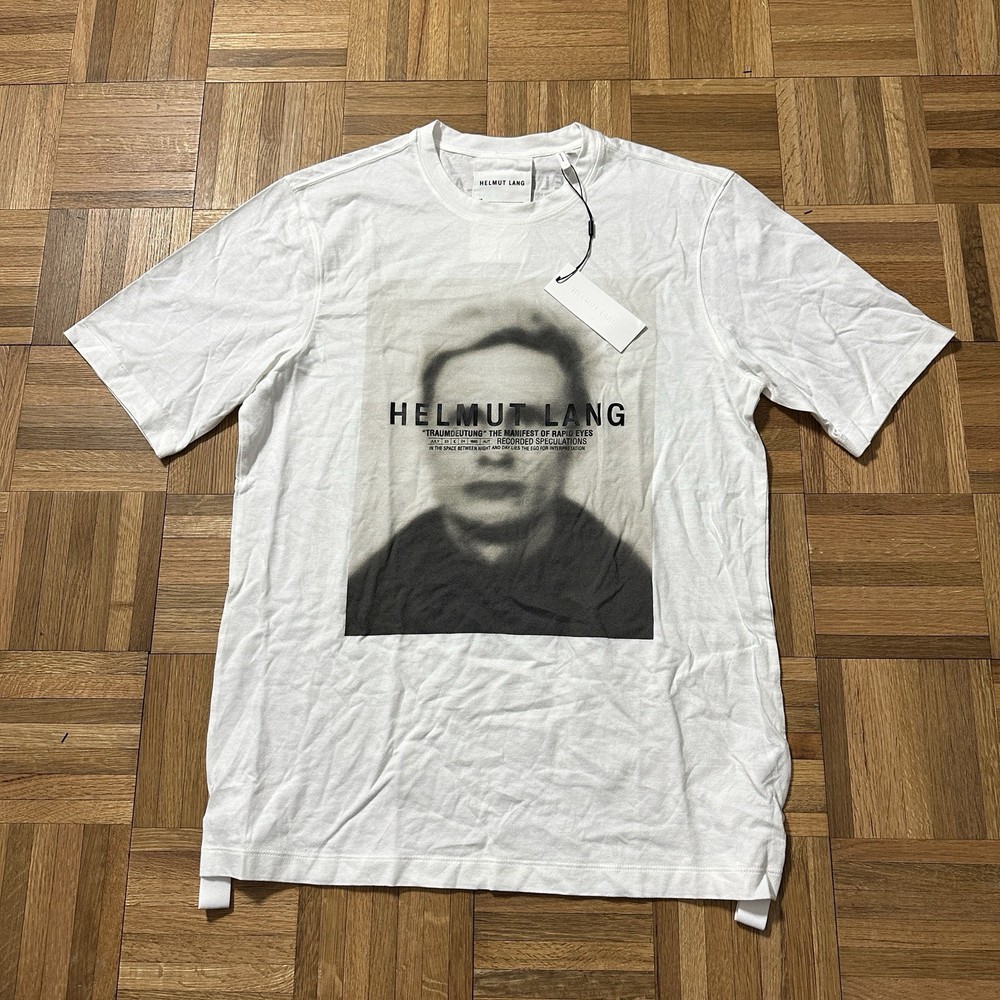 Helmut Lang Ghost Face Tee 2017 BNWT Medium