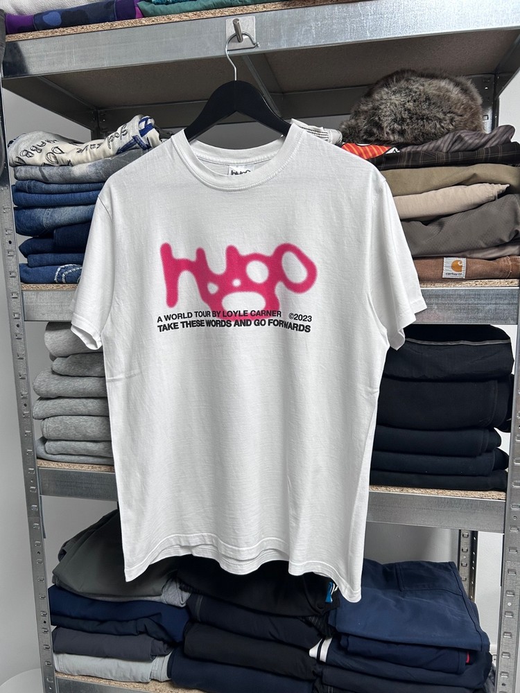 Loyle Carner Hugo Take These Words and Go Forward 2023 Tour T Shirt (M)