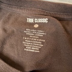 True Classic Mens 2XL Lot of 3 T-Shirts Crew Neck Casual Athletic Cotton Blend