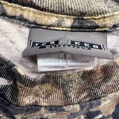 Vintage Jerzees Mossy Oak Men’s Shirt L Treestand Camo Hunting Cotton