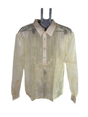 Barong Tagalog Formal Wear Men’s Size 2X NWOT Philippines Organza NWOT