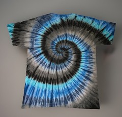 *New* 3XL & 4XL Handmade Tie Dye, Electric Graphite, Crew or V-Neck