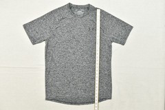 Under Armour Men’s Size M Gray Heather Tech Tee Short Sleeve Raglan Athletic Shi