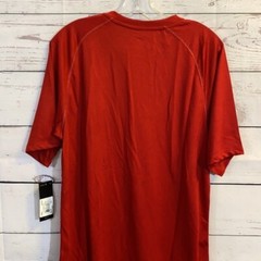 Adidas Tee Shirt Top Mens Small Red Short Sleeve Climate Crew Logo Basic