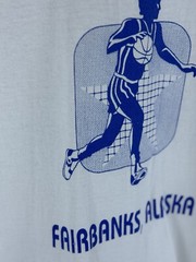 Vintage 1980’s Chuck Taylor Converse React Alaska Basketball Tourney Shirt Large