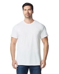 Lot of 5 Gildan® 3000 White Cotton Short Sleeve T-Shirt Adult XL **NEW STYLE**